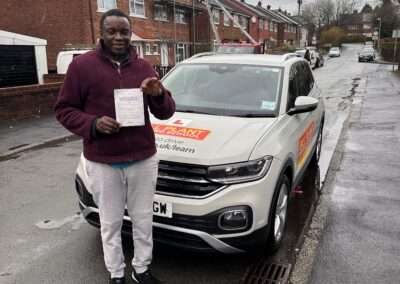 First Time Driving Test Pass for Frank